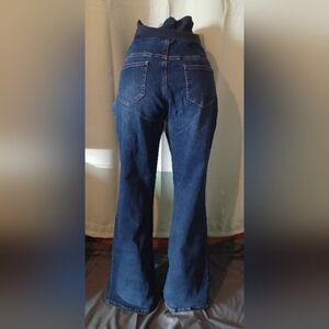 A Motherhood Blue Straight Wide Leg Jeans Timeless Denim Style